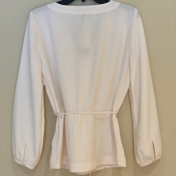 New! Size 12 Tall J. Crew Faux-Wrap Top - Picture 4 of 7